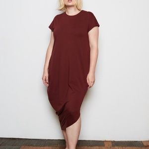 NEW Universal Standard Geneva Dress M Rum Raisin